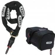 ABUS KIEGÉSZÍTŐ LÁNC - IVYTEX ACH 2.0 ADAPTOR CHAIN 8KS/85 - PATKÓ LAKATHOZ ÉS ALARMBOX 2.0-HOZ - FEKETE + ST 5950 TÁSKA