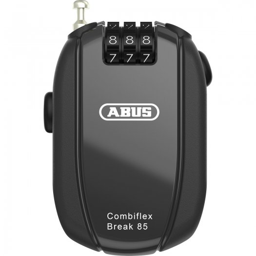 ABUS ABUS COMBIFLEX BRAKE MINI KÁBELLAKAT, SZÁMZÁRRAL [85 cm] [FEKETE]