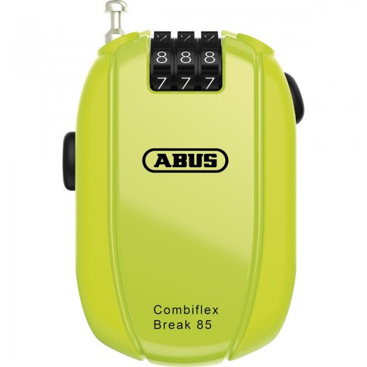 ABUS MINI KÁBELLAKAT SZÁMZÁRRAL - COMBIFLEX BRAKE - 85 cm - NEON
