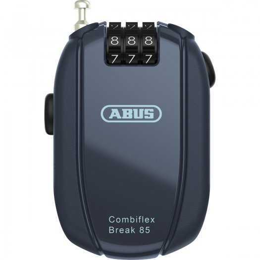 ABUS COMBIFLEX BRAKE MINI KÁBELLAKAT, SZÁMZÁRRAL [85 cm] [ÉJKÉK]