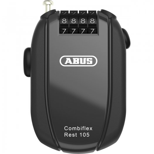 ABUS COMBIFLEX REST MINI KÁBELLAKAT, SZÁMZÁRRAL [105 cm] [FEKETE]