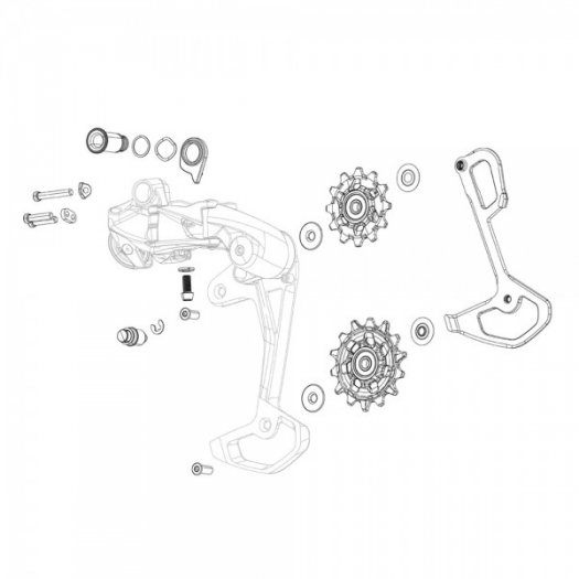 SRAM GX 2X11 VÁLTÓGÖRGŐ