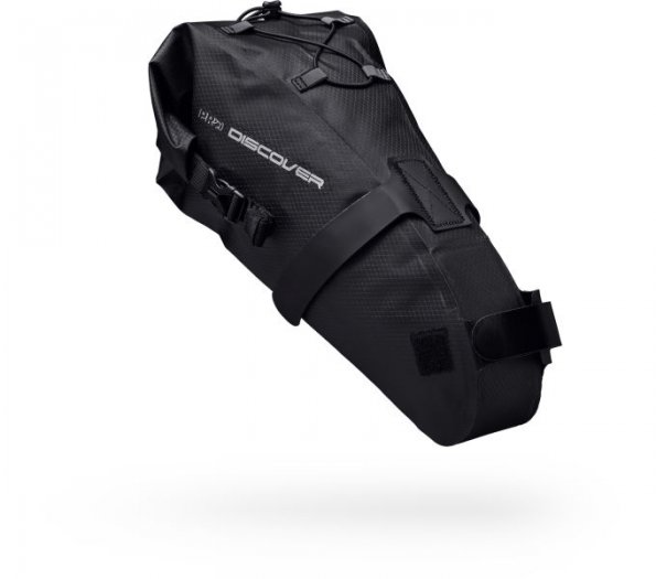 PRO DISCOVER TEAM GRAVEL NYEREGTÁSKA – 10 LITER, FEKETE