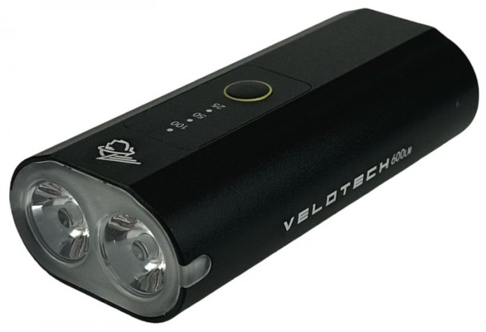VELOTECH PRO 600 LUMEN - ELSŐ LÁMPA USB