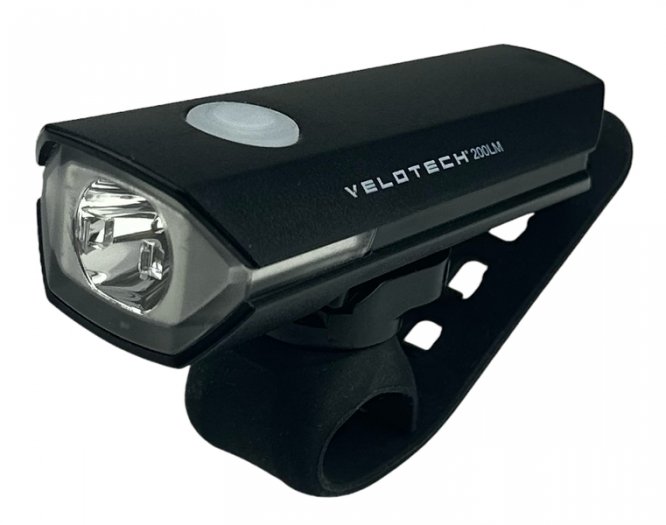 VELOTECH [USB] ELSŐ LÁMPA [200 lumen]