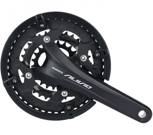 SHIMANO [FC-T4060] 3X9 SEB. ALIVIO INTEGRÁLT TENGELYES MTB/TREKKING HAJTÓMŰ [44-32-22/175] [FEKETE]