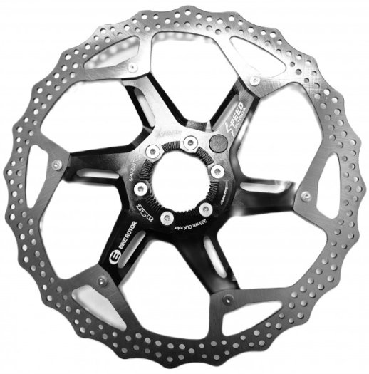 A2Z SPV TDC CENTERLOCK FÉKTÁRCSA [FEKETE, 203 mm, PÖTTYÖS]