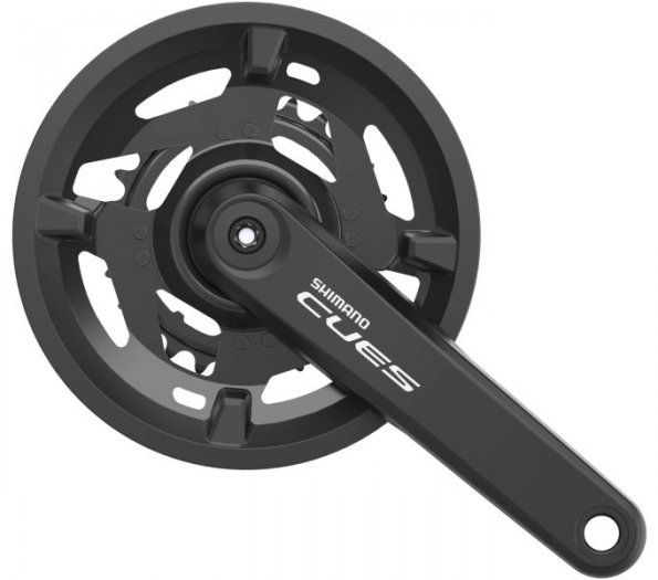 SHIMANO FC-U4010-2 CUES 2x9/10/11 SEB. INTEGRÁLT TENGELYES HAJTÓMŰ [40-26/170] - LÁNCVÉDŐVEL