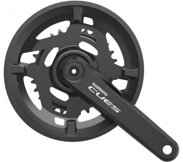 SHIMANO FC-U4010-2 CUES 2x9/10 SEB. INTEGRÁLT TENGELYES HAJTÓMŰ [46-30/170] - LÁNCVÉDŐVEL