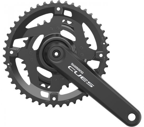 SHIMANO FC-U4010-2 CUES 2x9/10 SEB. INTEGRÁLT TENGELYES HAJTÓMŰ [46-30/175]