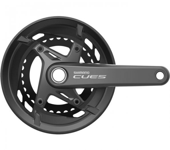 SHIMANO FC-U6010-2 CUES 2x11 SEB. INTEGRÁLT TENGELYES HAJTÓMŰ [46-32/170] - LÁNCVÉDŐVEL