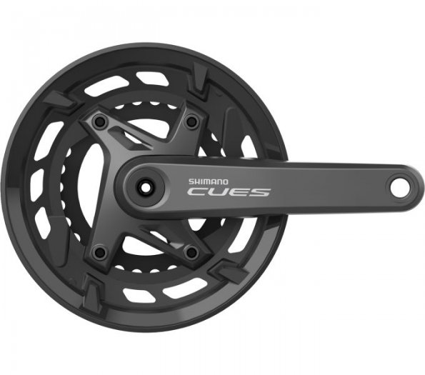 SHIMANO FC-U6000-2 CUES 2x9/10 SEB. INTEGRÁLT TENGELYES HAJTÓMŰ [46-30/170] - LÁNCVÉDŐVEL