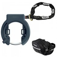 ABUS PATKÓ LAKAT CSOMAG - GRANIT XPLUS 6950M AM NR + 6KS/100 PLUG-IN LÁNC + ST 5950 TÁSKA - FEKETE