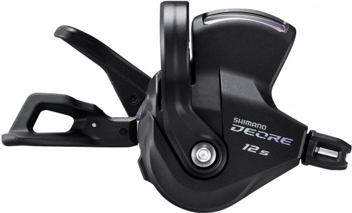 SHIMANO DEORE SL-M6100 VÁLTÓKAR - JOBB 12 SEB. - BILINCSES - FOKOZAT KIJELZŐVEL