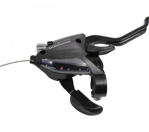 SHIMANO [ST-EF500-2] FÉKVÁLTÓKAR [2 UJJAS] [JOBB 8 SEB. - FEKETE] - DOBOZOS