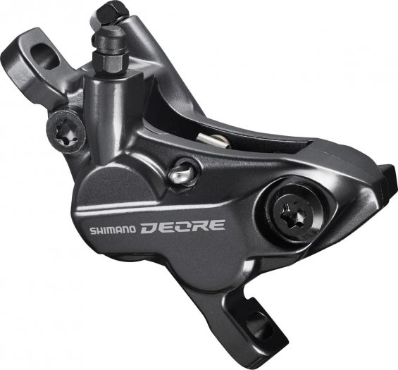 SHIMANO DEORE BR-M6120 HIDRAULIKUS FÉKTEST, FÉKNYEREG - 4 DUGATTYÚS