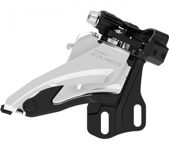 SHIMANO CUES LINKGLIDE FD-U4000E, E-TYPE 2X9/10 SEB. ELSŐ VÁLTÓ - SIDE SWING