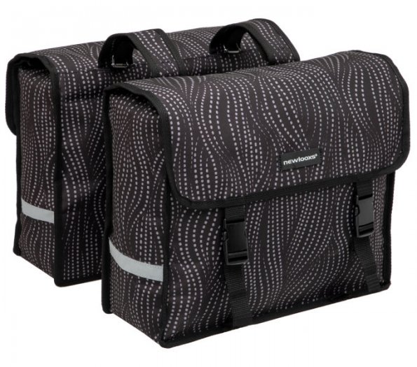 NEW LOOXS KERÉKPÁROS TÁSKA FIORI DUPLA ALMA [FEKETE] [30 liter] [2 x 37 x 12,5 x 33 cm] - KIFUTÓ TERMÉK