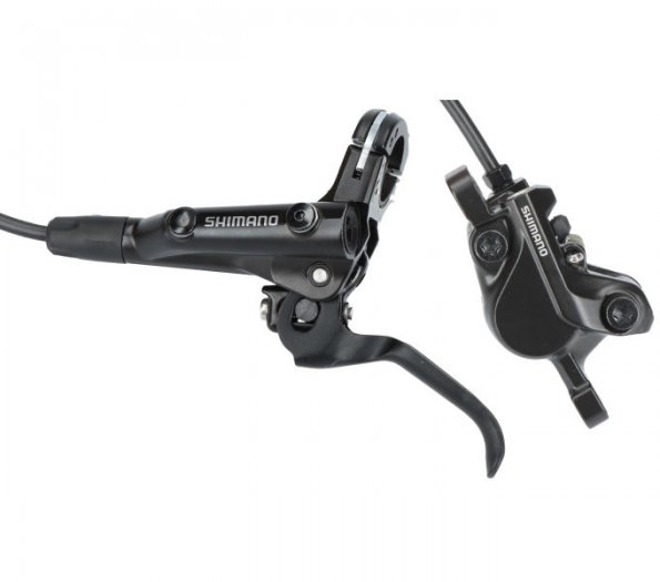 SHIMANO [BL-MT501+BR-MT500] 2 DUGATTYÚS, MTB HIDRAULIKUS TÁRCSAFÉK SZETT [ELSŐ] [FEKETE]