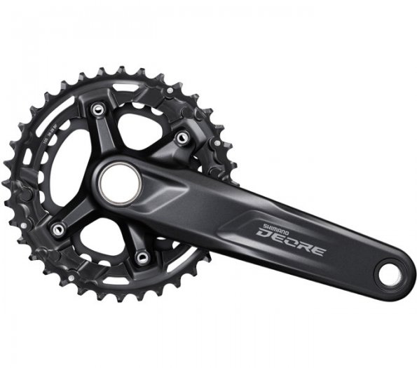 SHIMANO [FC-M4100-2B] DEORE 2X10 SEB. BOOST INTEGRÁLT TENGELYES MTB HAJTÓMŰ [36-26/175] [FEKETE]