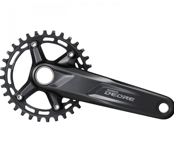 SHIMANO [FC-M5100-1] DEORE 1X10/11 SEB. INTEGRÁLT TENGELYES MTB HAJTÓMŰ [30/175] [FEKETE]
