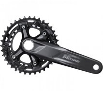SHIMANO [FC-M5100-2B] DEORE 2X11 SEB. BOOST INTEGRÁLT TENGELYES MTB HAJTÓMŰ [36/26/175] [FEKETE]