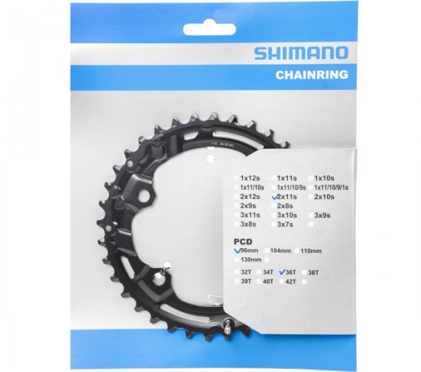 SHIMANO DEORE [FC-M5100-2] LÁNCTÁNYÉR [36T]