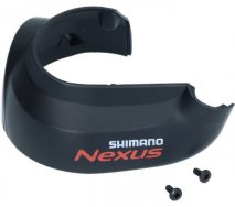 SHIMANO NEXUS [SL-C3000-7] VÁLTÓKAR FOKOZATKIJELZŐ FEDÉL ÉS CSAVAROK - FEKETE