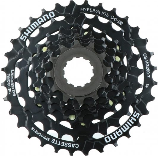 SHIMANO [CS-HG200]  7 SEB. FOGASKERÉKSOR [12-32] [FEKETE]