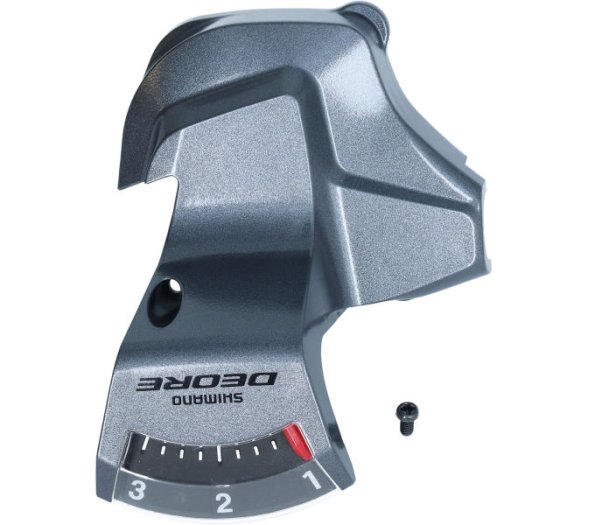 SHIMANO DEORE [SL-T6000] VÁLTÓKAR FOKOZATKIJELZŐ EGYSÉG (BAL OLDALI) - EZÜST