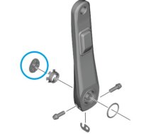 SHIMANO DURA-ACE [FC-R9200-P] HAJTÓMŰ KÜLSŐ SAPKA