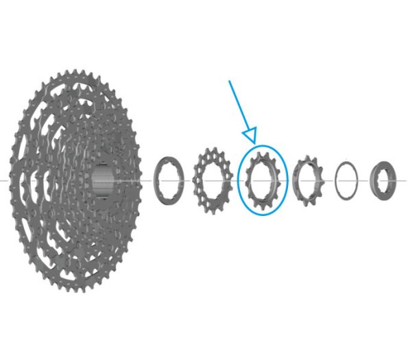 SHIMANO CUES [CS-LG600] 13T LÁNCTÁNYÉR