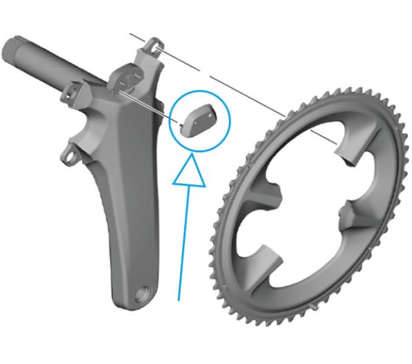 SHIMANO ULTEGRA [FC-R8100-P] HAJTÓMŰ FELSŐ BURKOLAT