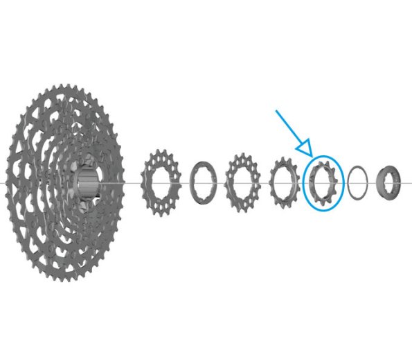 SHIMANO CUES [CS-LG700-11] [11T] LÁNCTÁNYÉR
