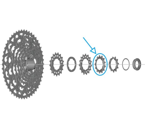 SHIMANO CUES [CS-LG700-11] LÁNCTÁNYÉR [13T]