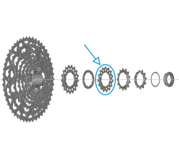 SHIMANO CUES [CS-LG700-11] [15T] LÁNCTÁNYÉR