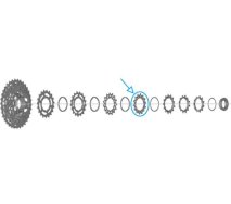 SHIMANO 105 [CS-R7100] KAZETTA LÁNCTÁNYÉR (14T, D Típus)