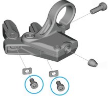 SHIMANO DEORE XT Di2 [SW-M8150] VÁLTÓKAR RÖGZÍTŐCSAVAR EGYSÉG