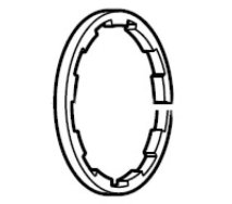 SHIMANO XTR [CS-M970] KAZETTA TÁVTARTÓ GYŰRŰ (2,56 mm)