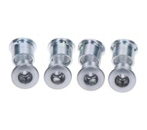 SHIMANO DEORE [FC-M612] HAJTÓMŰ LÁNCTÁNYÉR RÖGZÍTŐ CSAVAR ÉS ANYA SZETT (4 db-os)