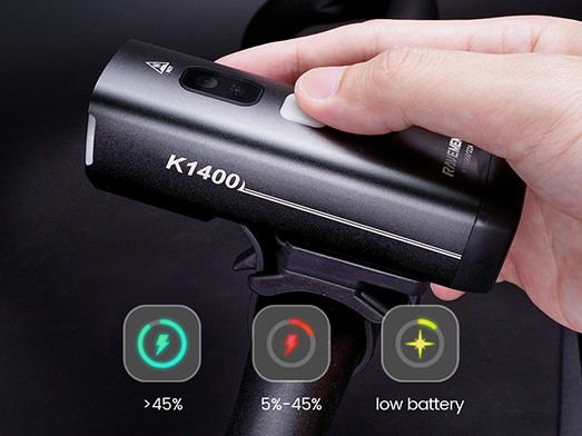 RAVEMEN [K1400] AKKUMULÁTOROS ELSŐ LÁMPA AI TECHNOLÓGIÁVAL