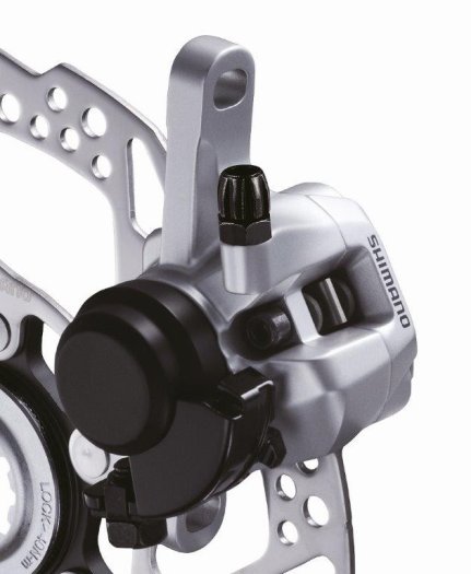 SHIMANO [BR-R317] ORSZÁGÚTI MECHANIKUS TÁRCSAFÉK [EZÜST] - HÁTSÓ