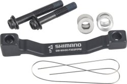 SHIMANO ADAPTER FÉKHEZ ELSŐ VAGY HÁTSÓ PM 180mm/PM 203 mm - könnyített