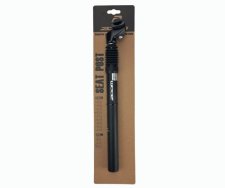 ZOOM ALUMÍNIUM RUGÓS NYEREGCSŐ - 1 CSAVAROS FEJJEL[27,2 mm*350 mm] [FEKETE]