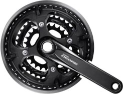 SHIMANO [FC-T6010] DEORE 3X10 SEB. INTEGRÁLT TENGELYES MTB/TREKKING HAJTÓMŰ [48-36-26/175] [FEKETE] - ZACSKÓS CSOMAGOLÁS