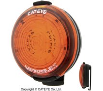 CATEYE WEARABLE X [SL-WA100] HÁTSÓ LÁMPA SZETT - 35  LM - USB - PIROS