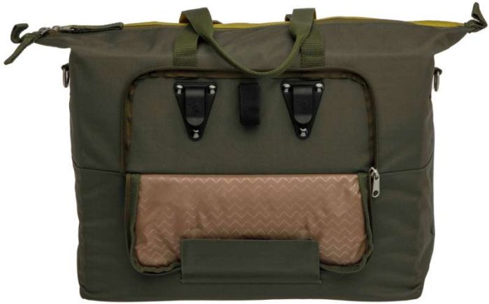 NEW LOOXS KÉZITÁSKA TENDO OSLO [OLÍVA/SÁRGA] [21 liter] [44x18x34 cm]
