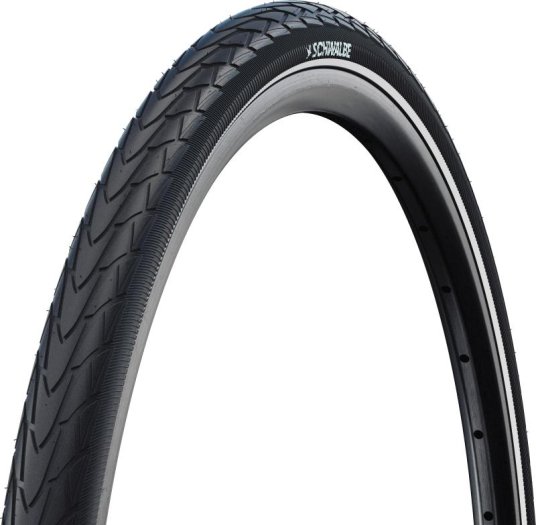 SCHWALBE MARATHON RACER HS429 KÜLSŐ [18x1,50] [FEKETE, REFLEX CSÍKKAL]