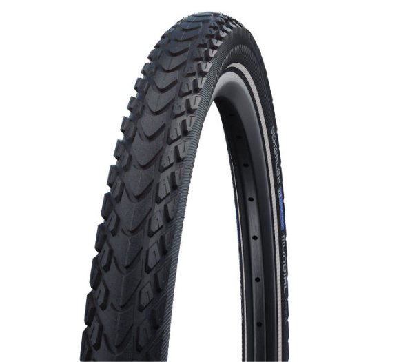 SCHWALBE MARATHON MONDILA HS630 KÜLSŐ [47-622] [FEKETE, REFLEXCSÍKKAL]