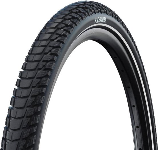 SCHWALBE MARATHON PLUS TOUR HS619 KÜLSŐ [26x2,0] [FEKETE, REFLEXCSÍKKAL]